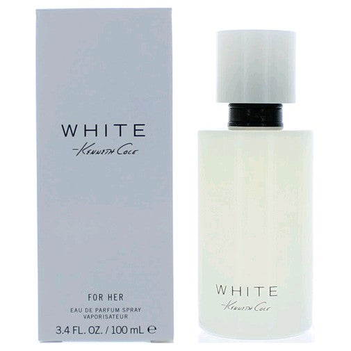 Bottle of Kenneth Cole White by Kenneth Cole, 3.4 oz Eau De Parfum Spray for Women